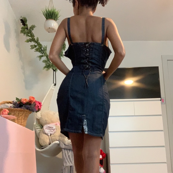 Guess denim corset dress - Picture 3 of 4